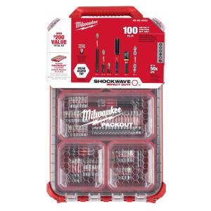 ORGANIZADOR MILWAUKEE PACKOUT CON 100 PZ. Y ACC. 48-32-4082